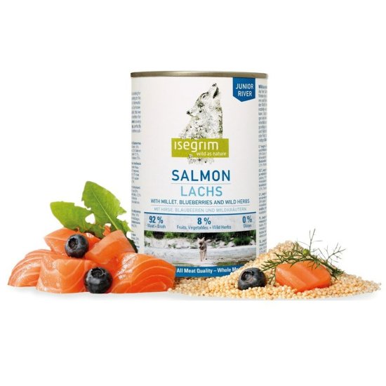 Isegrim Mokra hrana Isegrim Junior Salmon 400 g