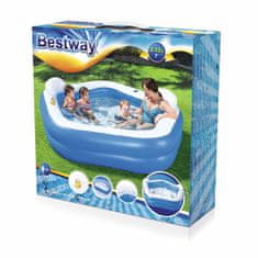 Bestway Napihljiv bazen za otroke Bestway Pisana 213 x 206 x 69 cm