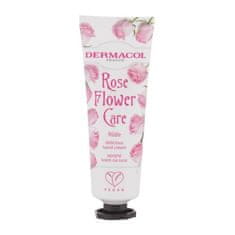 Dermacol Rose Flower Care zaščitna in hranljiva krema za roke 30 ml za ženske