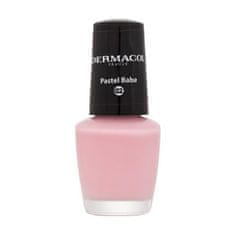 Dermacol Mini Pastel dolgoobstojen lak za nohte 5 ml Odtenek 02 pastel babe