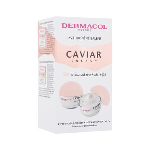 Dermacol Caviar Energy Duo Pack Set dnevna krema za obraz Caviar Energy Day Cream 50 ml + nočna krema za obraz Caviar Energy Night Cream 50 ml za ženske