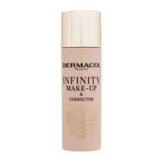 Dermacol Infinity Make-Up & Corrector visoko prekriven puder in korektor 2v1 20 g Odtenek 02 beige