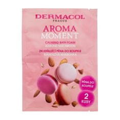 Dermacol Aroma Moment Almond Macaroon pomirjajoča pena za kopel 2x15 ml unisex