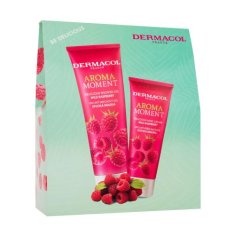 Dermacol Aroma Moment Wild Raspberry Set gel za prhanje Wild Raspberry 250 ml + krema za roke Wild Raspberry 100 ml unisex