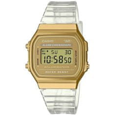 Casio Ura uniseks Casio VINTAGE COLLECTION - TRANSPARENT BAND - GOLD