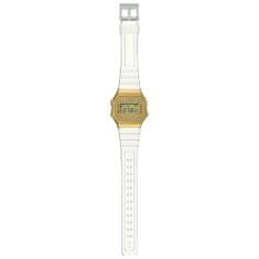 Casio Ura uniseks Casio VINTAGE COLLECTION - TRANSPARENT BAND - GOLD