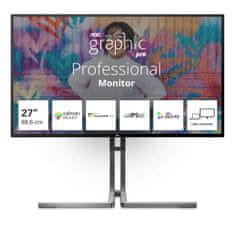 AOC Monitor AOC U27U3CV 4K Ultra HD 27" 60 Hz