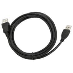 Gembird USB Podaljševalni Kabel GEMBIRD 1.8m USB 2.0 A M/FM (1,8 m) Črna 1,8 m