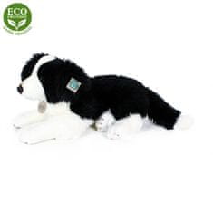 Rappa Plišast pes border collie leži 45 cm EKOLOŠKO PRIJAZNO