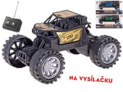 R/C avto buggy 16,5 cm z enostavnim delovanjem na baterije - mešanica barv (zelena, modra, zlata)