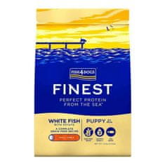 Fish4Dogs Krma FISH4DOGS Finest Puppy Small Complete White fish Riba 1,5 Kg