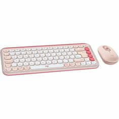 Logitech Tipkovnica Logitech 920-013120 Roza Qwerty Španska QWERTY