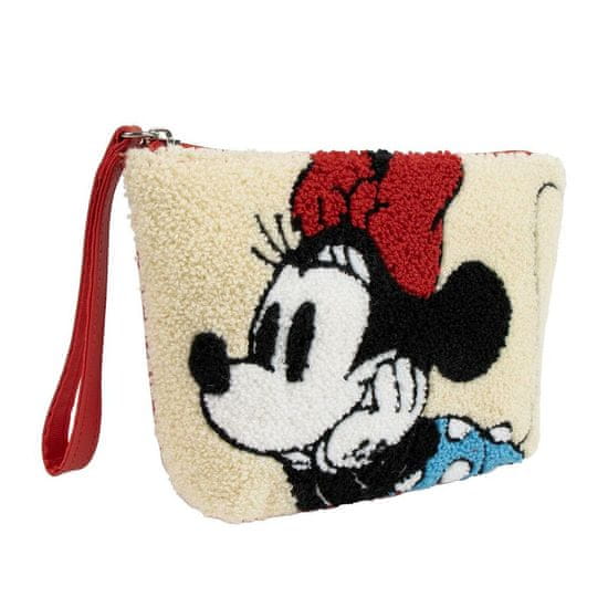 Minnie Mouse Potovalna kozmetična torba Minnie Mouse Roza 100 % poliester 22 x 14 x 6 cm