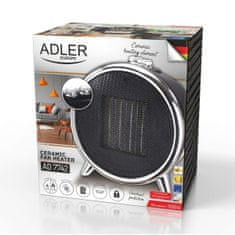 Adler Prenosni ventilacijski grelnik Adler AD 7742 Črna Srebro 1500 W