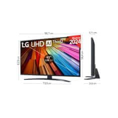 LG Smart TV LG 75UT81006LA 75 75" 4K Ultra HD LED HDR D-LED LCD