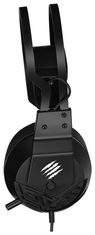 Mad Catz F.R.E.Q. 2 Gaming Slušalke - Črne, Wired, Binaural, Omnidirectional Mikrofon, Noise-Canceling, 3.5 mm priključek