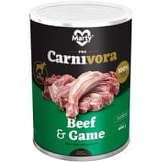 MARTY cons. za pse ProCarnivora-animal+beef 400 g