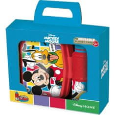 Mickey Mouse Škatla za Hrano z Vgrajenim Bidonom Mickey Mouse CZ11277 380 ml 17 cm Plastika