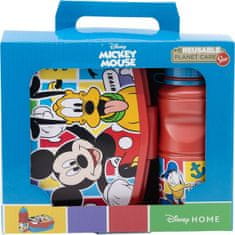 Mickey Mouse Škatla za Hrano z Vgrajenim Bidonom Mickey Mouse CZ11277 380 ml 17 cm Plastika