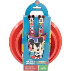 Mickey Mouse Set Otroškega Jedilnega Pribora Mickey Mouse CZ11311 (5 Kosi)