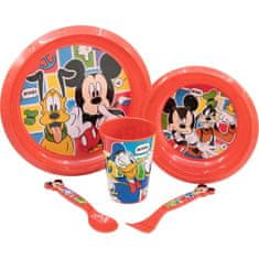 Mickey Mouse Set Otroškega Jedilnega Pribora Mickey Mouse CZ11311 (5 Kosi)