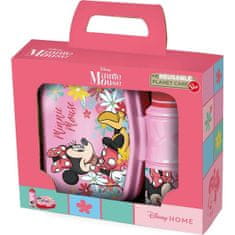 Minnie Mouse Škatla za Hrano z Vgrajenim Bidonom Minnie Mouse CZ11278 380 ml 17 cm Plastika