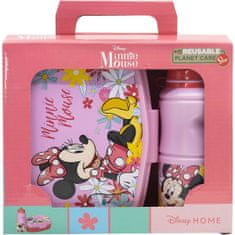 Minnie Mouse Škatla za Hrano z Vgrajenim Bidonom Minnie Mouse CZ11278 380 ml 17 cm Plastika