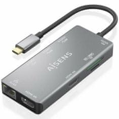 Aisens USB Hub Aisens ASUC-9P018-GR Siva