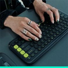 Logitech Tipkovnica Logitech Pop Icon Bela Qwerty Španska QWERTY