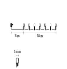 Emos  LED svetlobna veriga hladno bela 18m IP44 