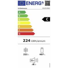 LG Ameriški hladilnik LG GSLE91MBAC.AMBQEUR Metalni (Prenovljeni izdelk B)