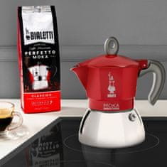 BIALETTI Italijanski Kuhalnik za Kavo Bialetti Moka Induction Rdeča Kovina Aluminij 150 ml