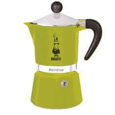 BIALETTI Italijanski Kuhalnik za Kavo Bialetti Rainbow Zelena Kovina Aluminij