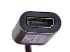 Unitek Kabelski adapter Unitek (V1420A) USB-C - HDMI 2.0, 4K 60Hz, črn, dolžina 0,15 m, ženski HDMI 2.0, moški USB-C, pakiranje 1 kos.