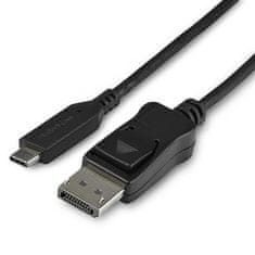 Manhattan StarTech.com 1m USB C do DisplayPort 1.4 kabel - 8K/5K/4K video adapter, visok dinamični razpon (HDR), visoka hitrost osveževanja do 120Hz, združljivost s Thunderbolt 3.