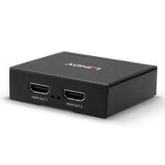 Lindy Lindy 4K HDMI Razdelilnik, 2-Portni, 3D, 2160p30, Visoka Kakovost Video Izhod, Podpora za 1080p in 2160p, Idealno za Multimedijske Naprave