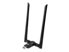 No Name LevelOne AC1200 Brezžični USB Dvojni Pas Wi-Fi Adapter, 867 Mbit/s, CE, RoHS, Plug & Play, Zadostna občutljivost, 2 x Antena, Kompatibilno z Windows in macOS