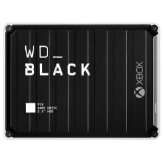 WD Zunanji trdi disk Western Digital P10, kapaciteta 5000 GB, črn, USB 3.2 Gen 2, 230 g, kompakten in zanesljiv shranjevanje podatkov.