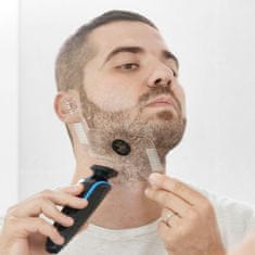 InnovaGoods šablona za oblikovaje brade Hipster Barber InnovaGoods