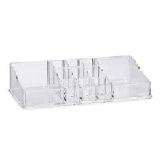 Berilo Organizator za ličila Prozorno 9 x 4,5 x 22,7 cm