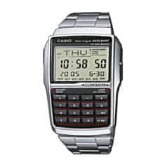 Casio Ura moška Casio DATABANK CALCULATOR STEEL Črna Srebrna