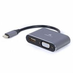 Gembird Adapter USB v VGA/HDMI GEMBIRD A-USB3C-HDMIVGA-01