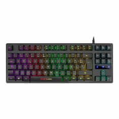 Mars Gaming Tipkovnica Gaming Mars Gaming MKTKLES LED RGB Qwerty Španska