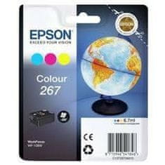 Epson Katuša s Črnilom Izvirna Epson 267 WF-100W Trikolor