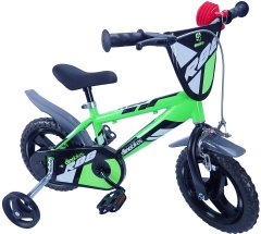 Dino bikes Otroško kolo zeleno 12" 2023