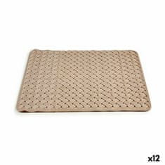 Berilo Preproga za kopalnico Zvit Bež PVC (0,03 x 50 x 50 cm) (12 kosov)