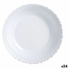 NEW Farfurie Întinsă Luminarc Feston Bela Steklo (25 cm) (24 kosov)