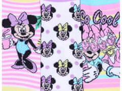 Disney 3x Dekliške nogavice Minnie Mouse DISNEY 3-6 lat 26.5-30.5