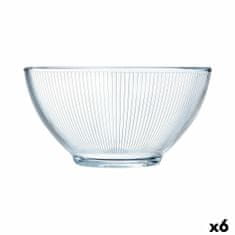 Luminarc Skleda Luminarc Stripy Zajtrk Prozorno Steklo (500 ml) (6 kosov)