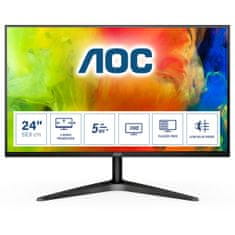 AOC Monitor AOC 24B1H 23,6" FHD LED